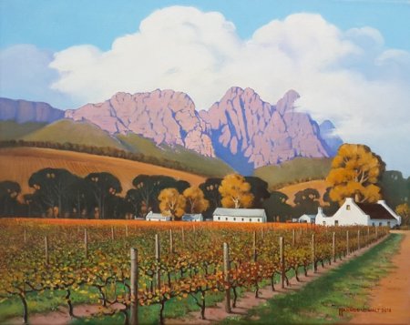 Oil on Stretched CanvasSize (510x403x17)mmUnframedSOLD 2020 (by Franschhoek Art House -- SA)
